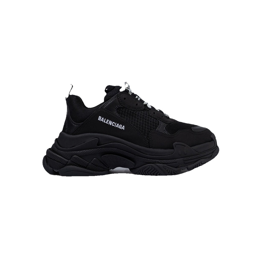 BALENCIAGA TRIPLE S SPORTS SHOES BLACK
