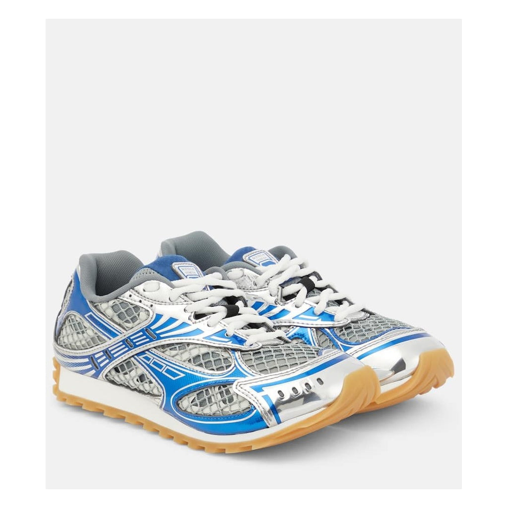 BOTTEGA VENETA STYLISH ORBIT SNEAKERS ROUND TOE BLUE