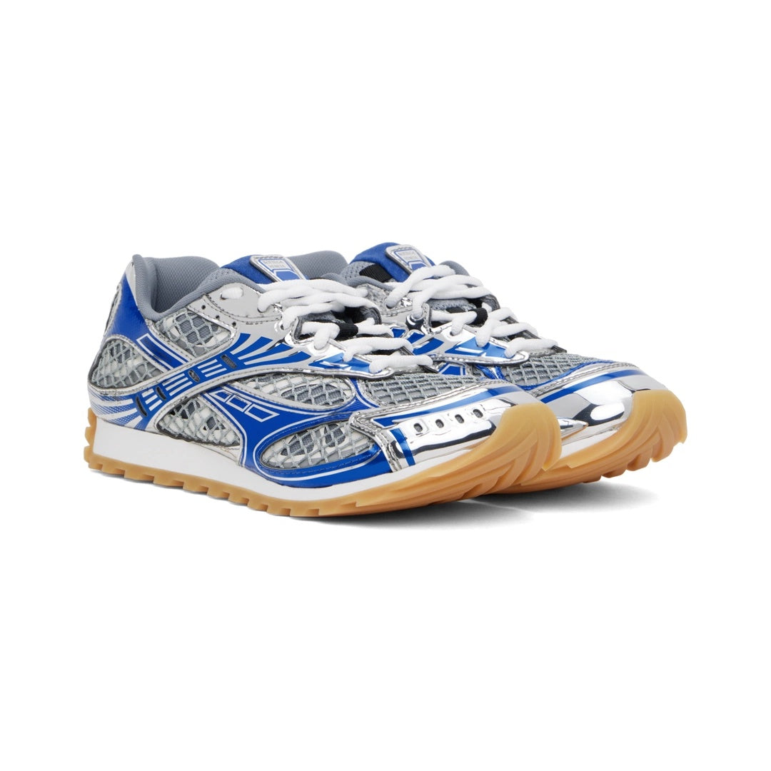 BOTTEGA VENETA STYLISH ORBIT SNEAKERS ROUND TOE BLUE