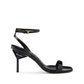 PRADA PATENT LEATHER SANDALS BLACK