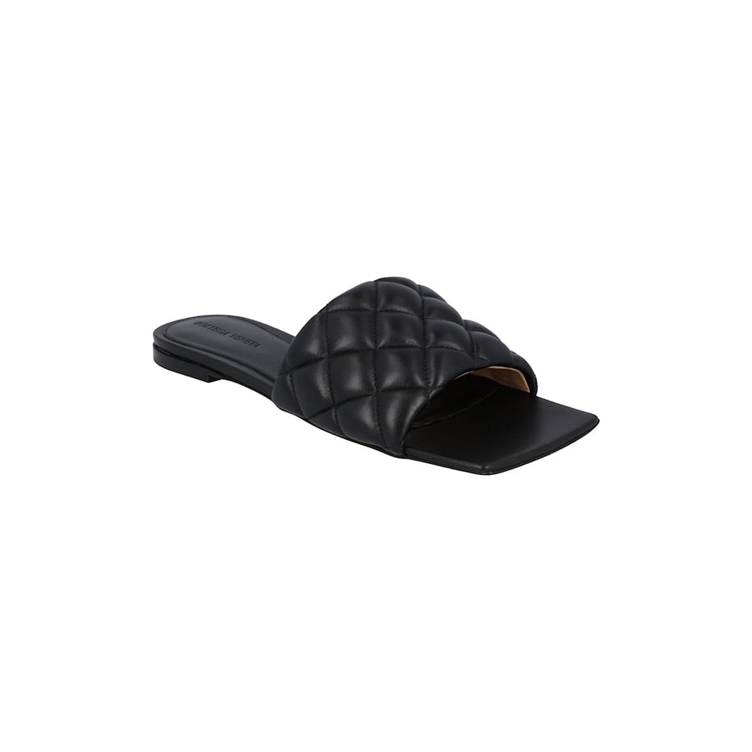 Bottega Veneta Sandals Lambskin Black