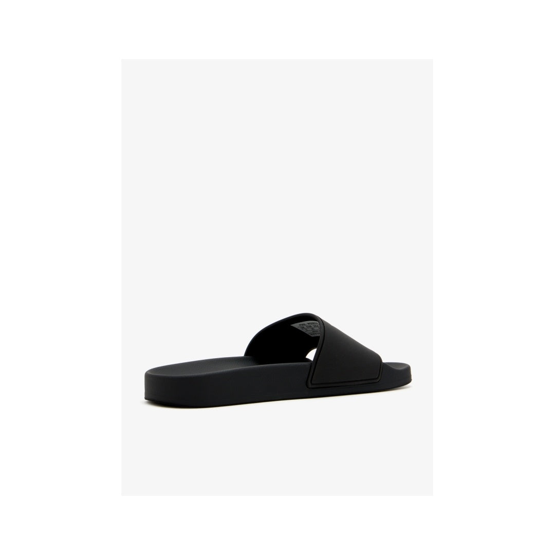 BALENCIAGA SPORTY POOL SLIDES BLACK