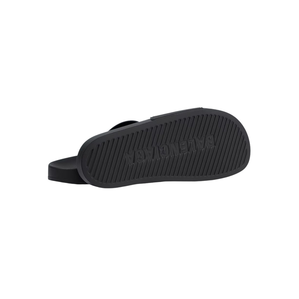 BALENCIAGA 'SPORTY POOL' SLIDES BLACK