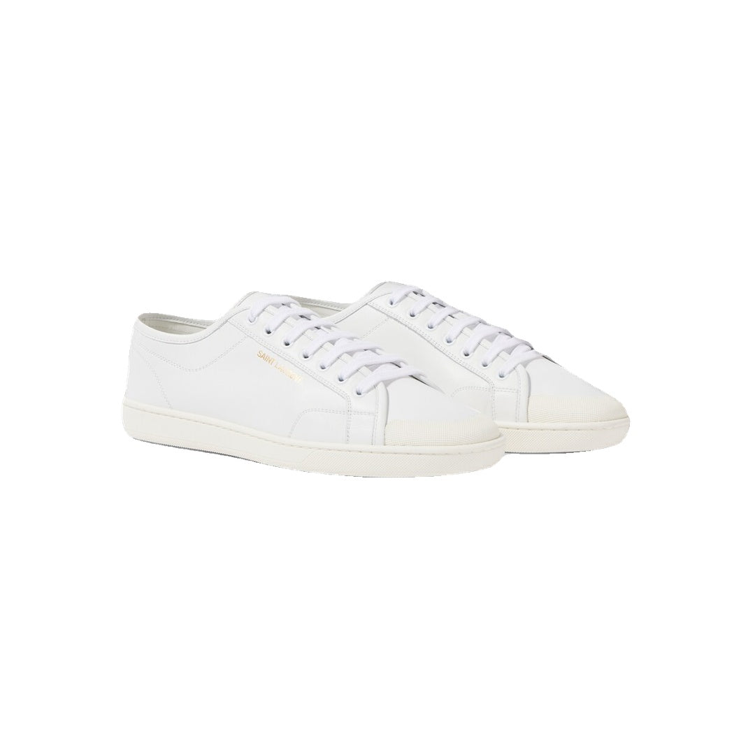 SAINT LAURENT GYM SNEAKERS WHITE