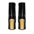 SAINT LAURENT AUTEUIL 100MM LEATHER BOOTS BLACK