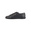 SAINT LAURENT LEATHER SNEAKERS BLACK