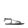 SAINT LAURENT BABYLONE STRAPPY SANDALS BLACK