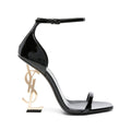 SAINT LAURENT OPYUM SANDALS BLACK