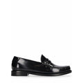 SAINT LAURENT LE LOAFER MONOGRAM TASSEL LOAFERS BLACK