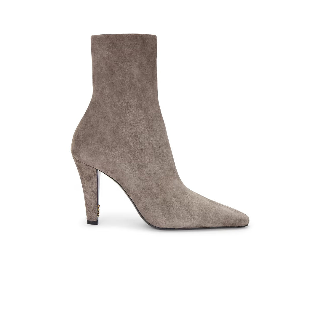 SAINT LAURENT JILL BOOTIES GREY