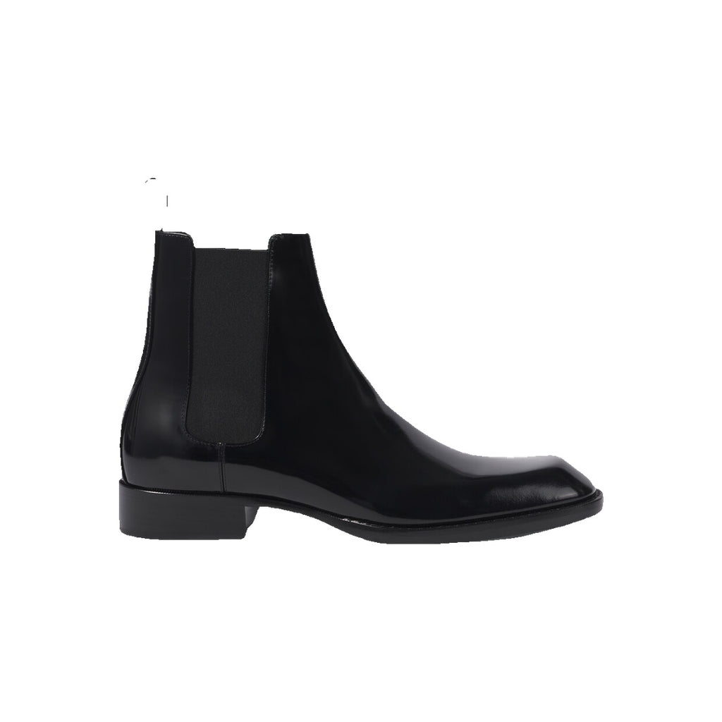 SAINT LAURENT JILL CHELSEA BOOTS BLACK