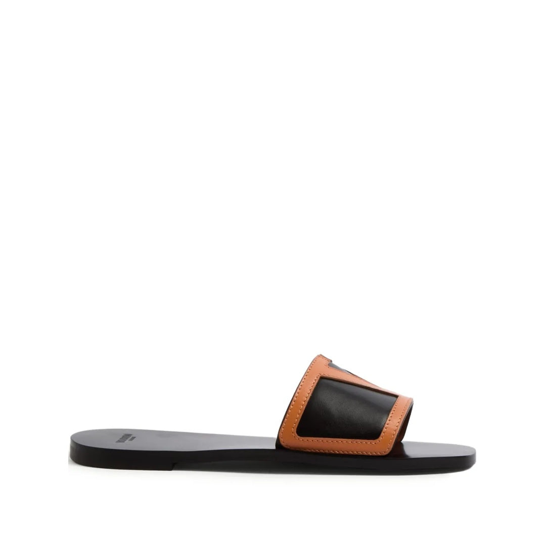 VALENTINO GARAVANI VIVA SUPERSTAR SANDALS BLACK