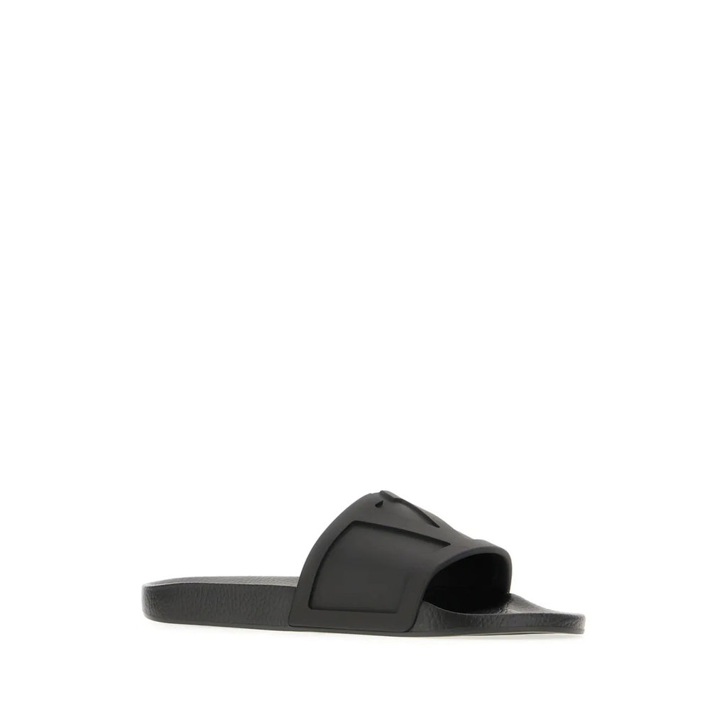 VALENTINO GARAVANI COOLSIDE SLIDES BLACK
