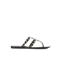 VALENTINO GARAVANI CUFFIE KIDSKIN SANDAL 100MM BLACK