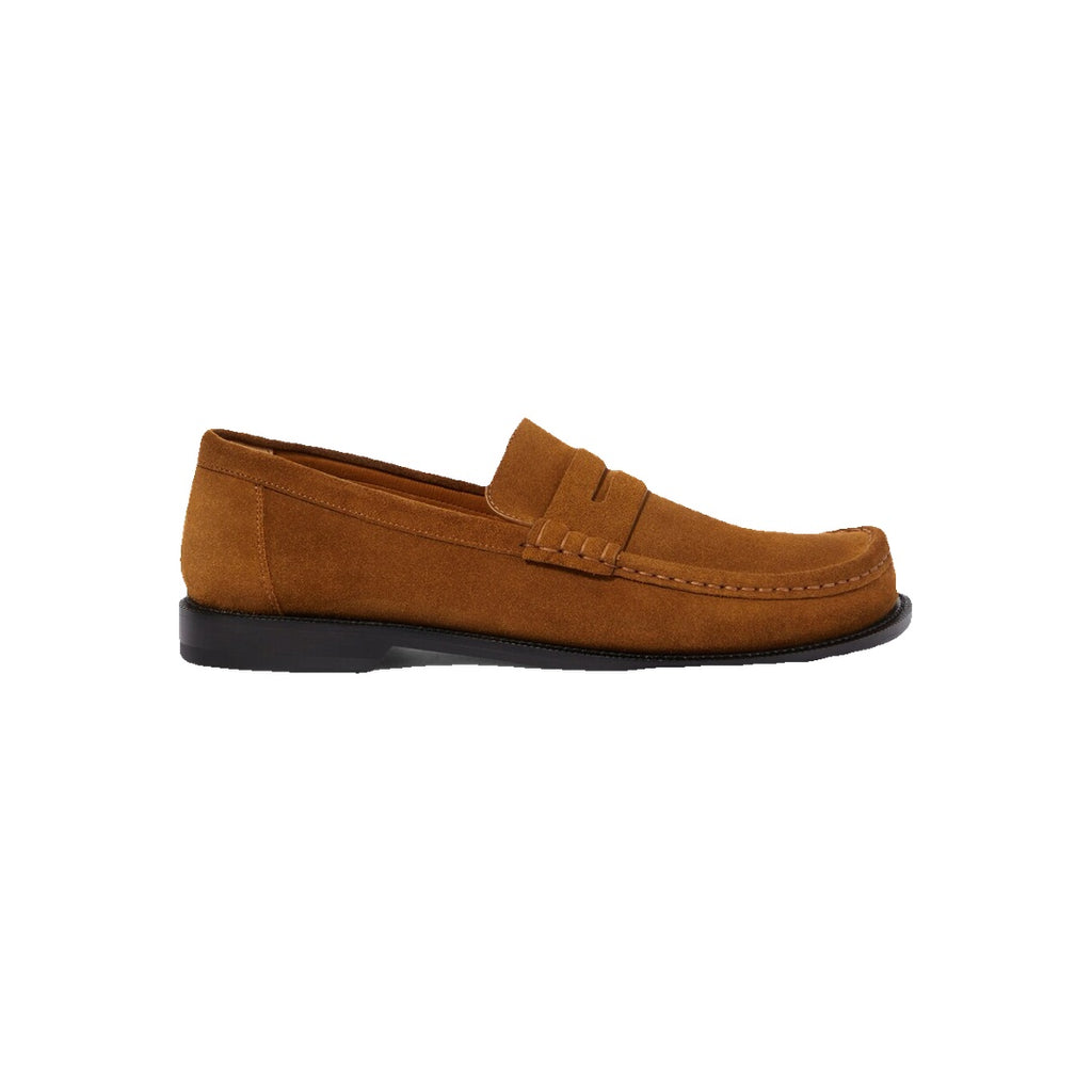 LOEWE EDGE LOAFER MULE BROWN