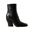 LOEWE EMILY AQUA PVC ANKLE BOOTS BLACK