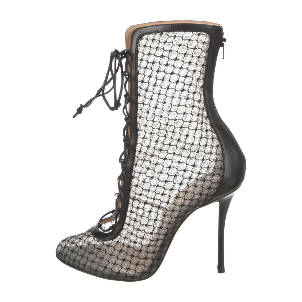 CHRISTIAN LOUBOUTIN AFFABULA LACE UP BLACK