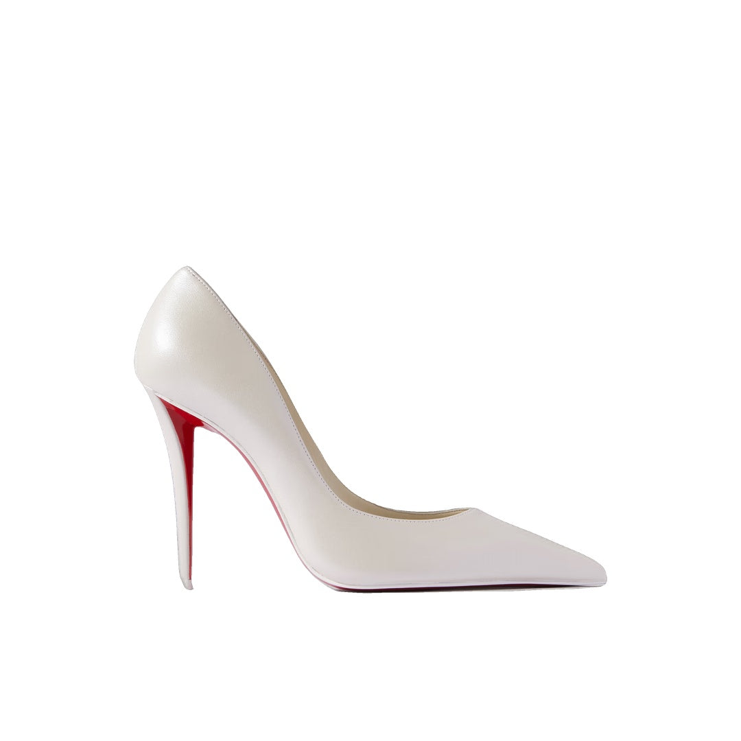 CHRISTIAN LOUBOUTIN MISS Z POUPI WHITE
