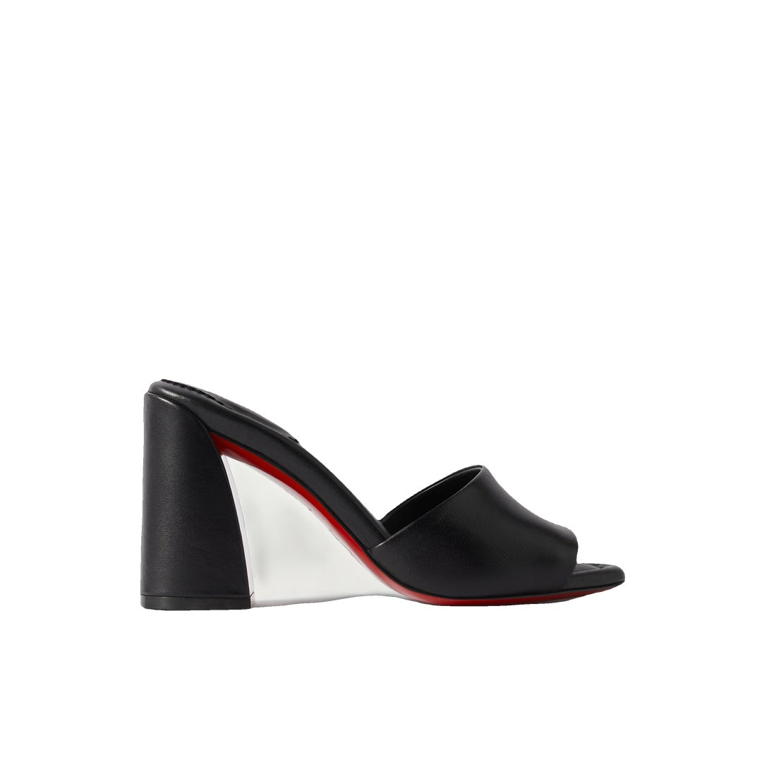 CHRISTIAN LOUBOUTIN MERE LACHAISE MULE BLACK
