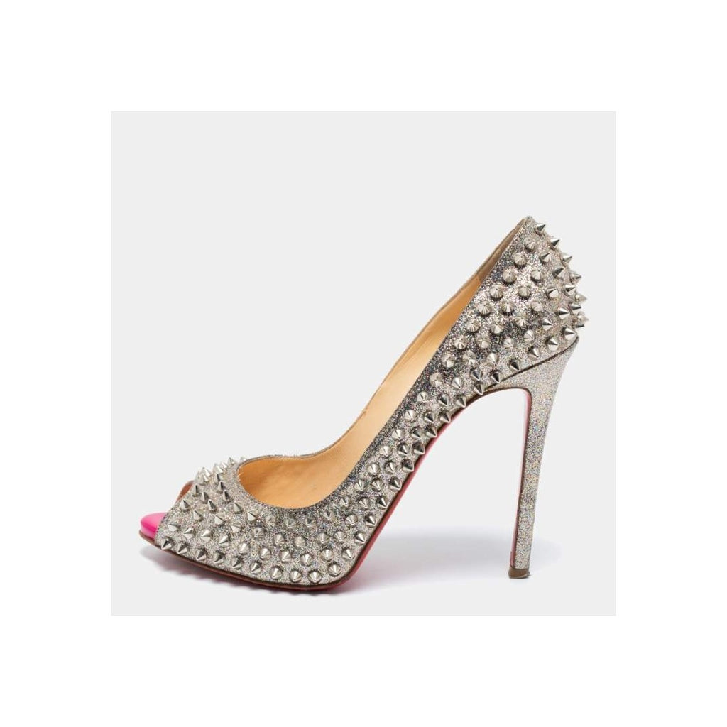 CHRISTIAN LOUBOUTIN SO FLO PERLA GOLD