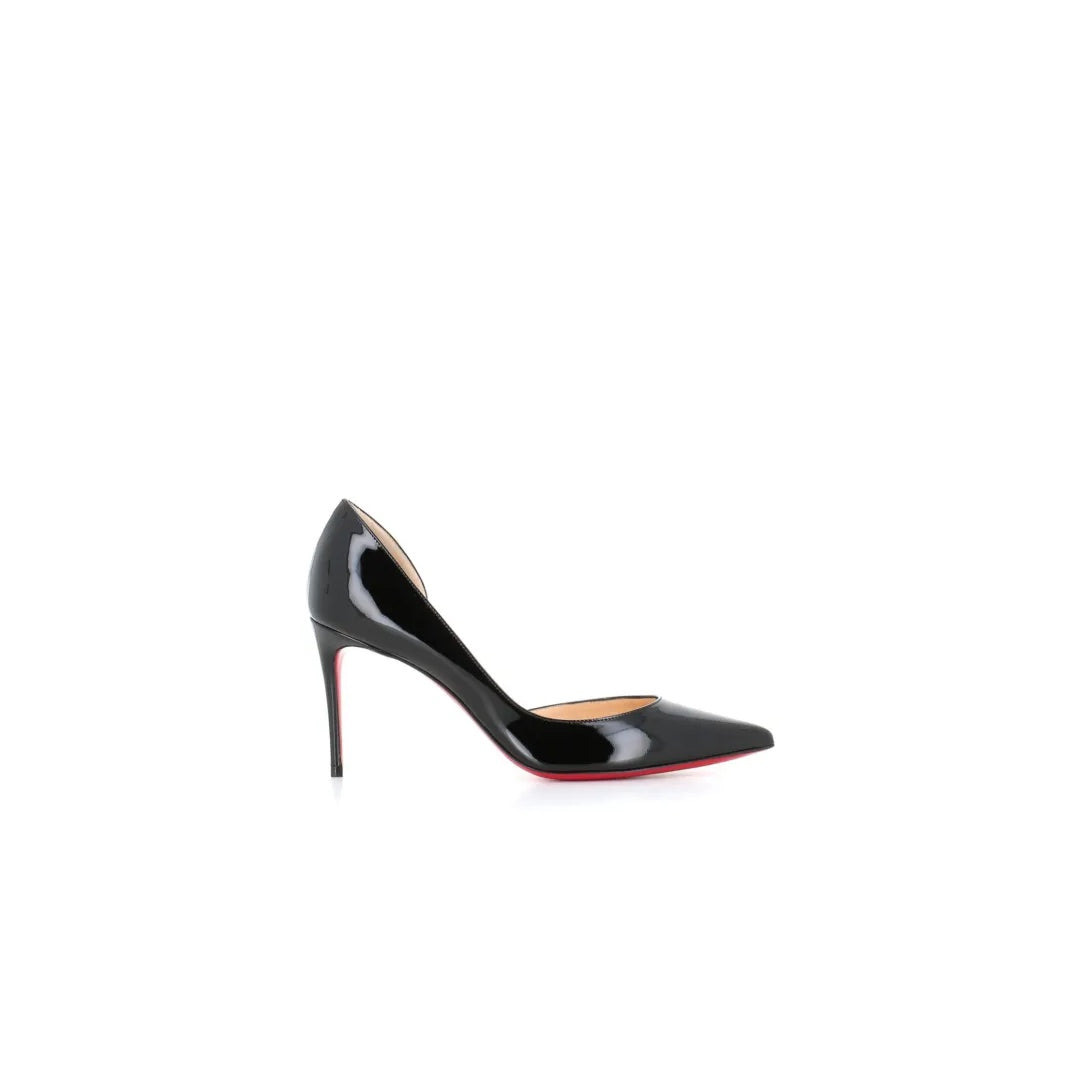 CHRISTIAN LOUBOUTIN HER IN ROMA DARK CARMINE BLACK