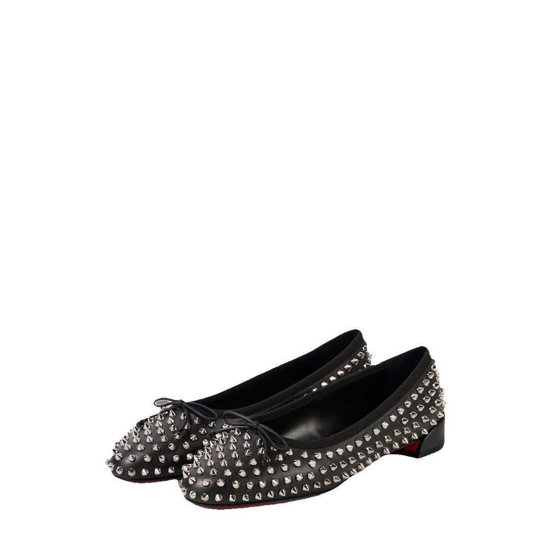 CHRISTIAN LOUBOUTIN BALLET FLAT BLACK