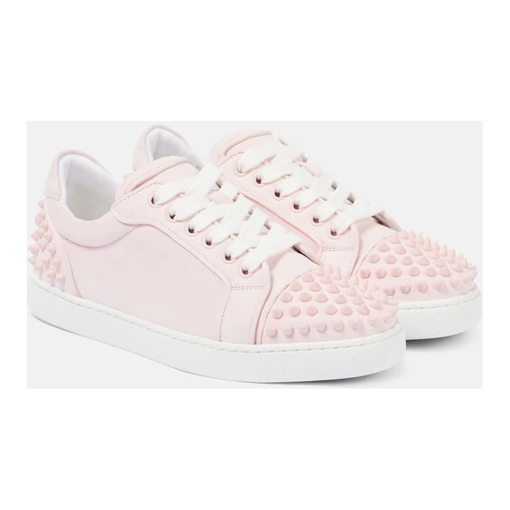 CHRISTIAN LOUBOUTIN VIEIRA STUDDED SNEAKERS PINK
