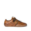 MIU MIU LOAFER MULES BUCKLE STRAP TAN