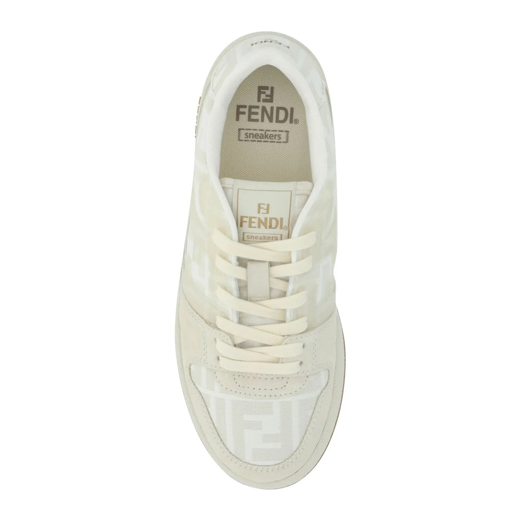 FENDI MATCH SPORTS SHOES CREAM