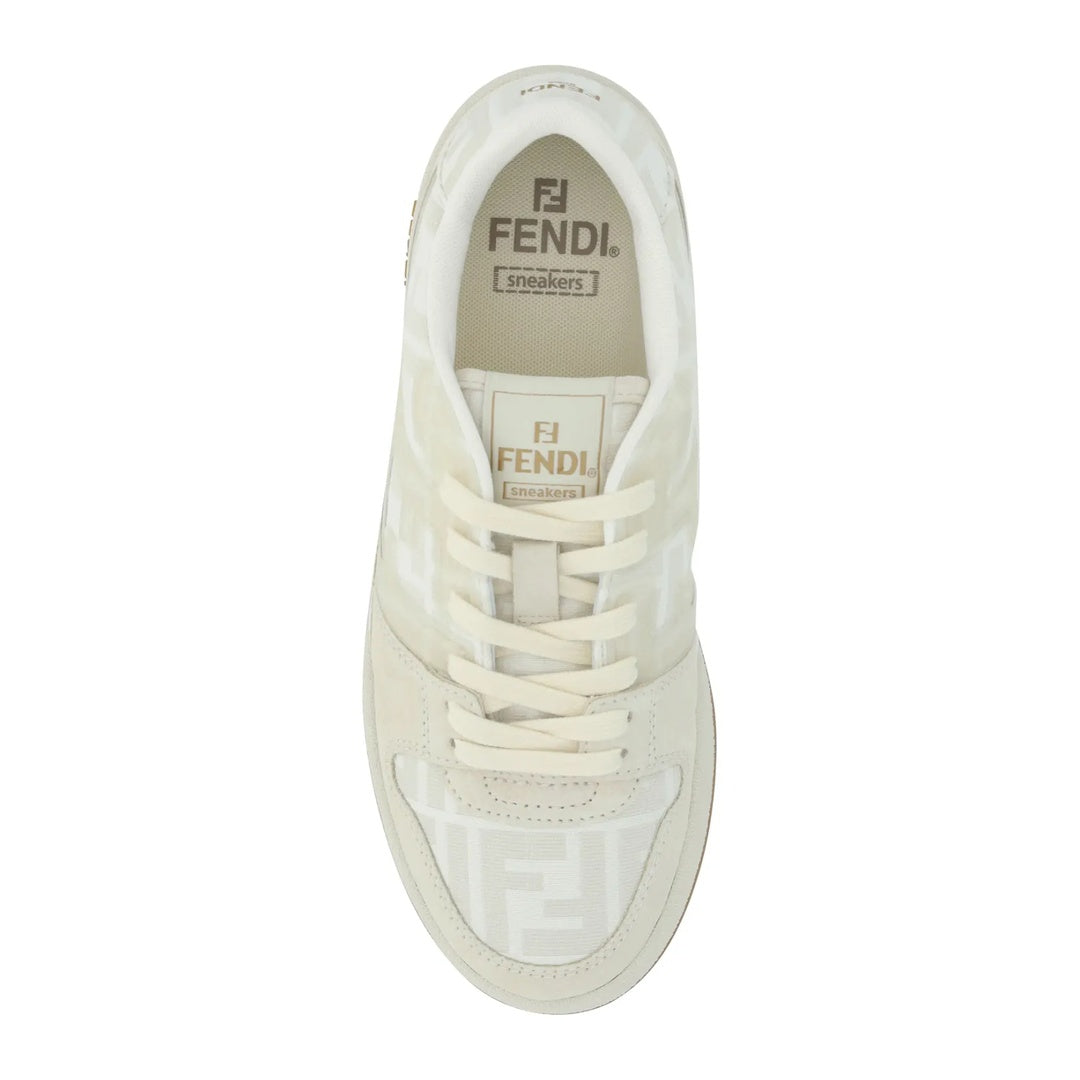 FENDI MATCH SPORTS SHOES CREAM