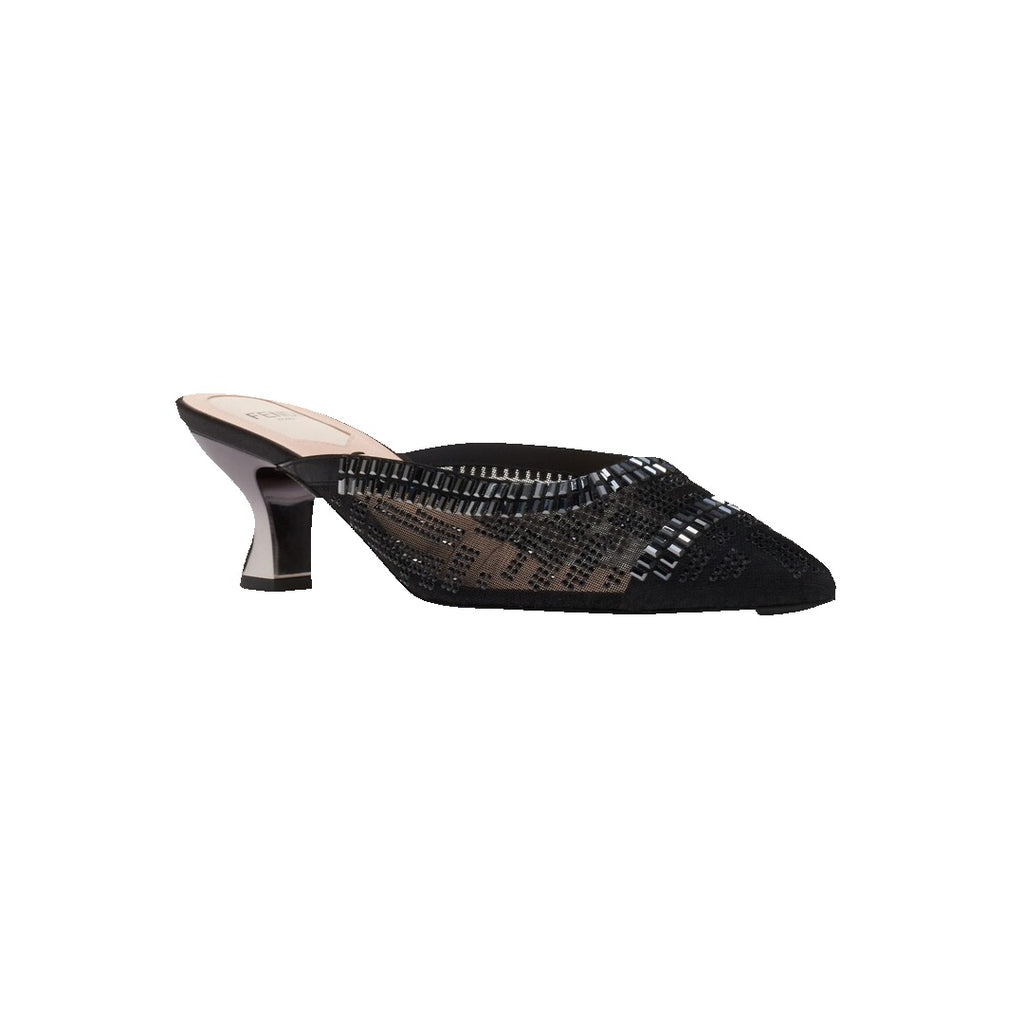 Fendi Sabot Colibrì Mule Black