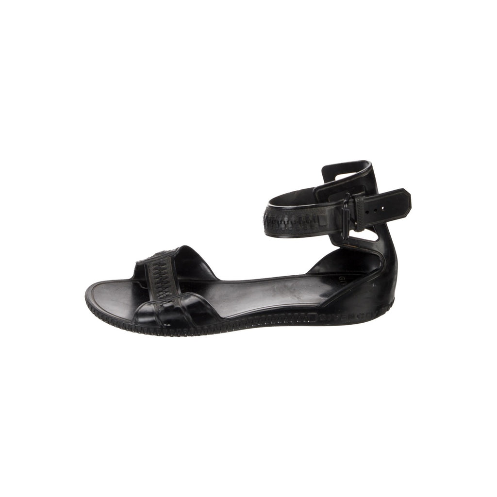 GIVENCHY SANDALS RUBBER BLACK
