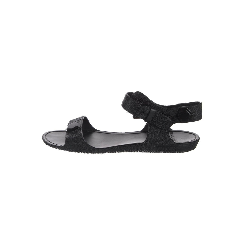 GIVENCHY SANDALS RUBBER BLACK
