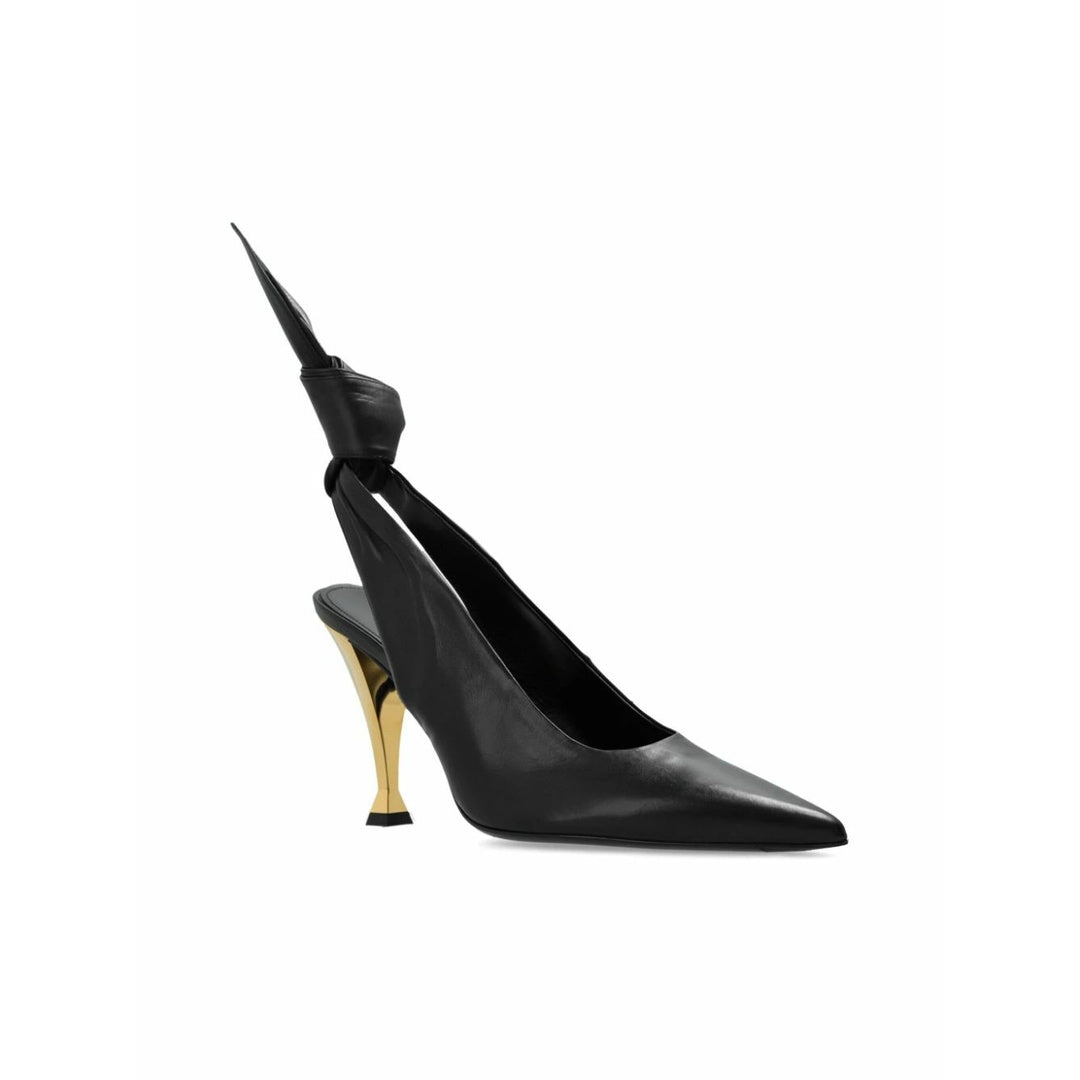 GIVENCHY BEAUW LEATHER PUMPS BLACK