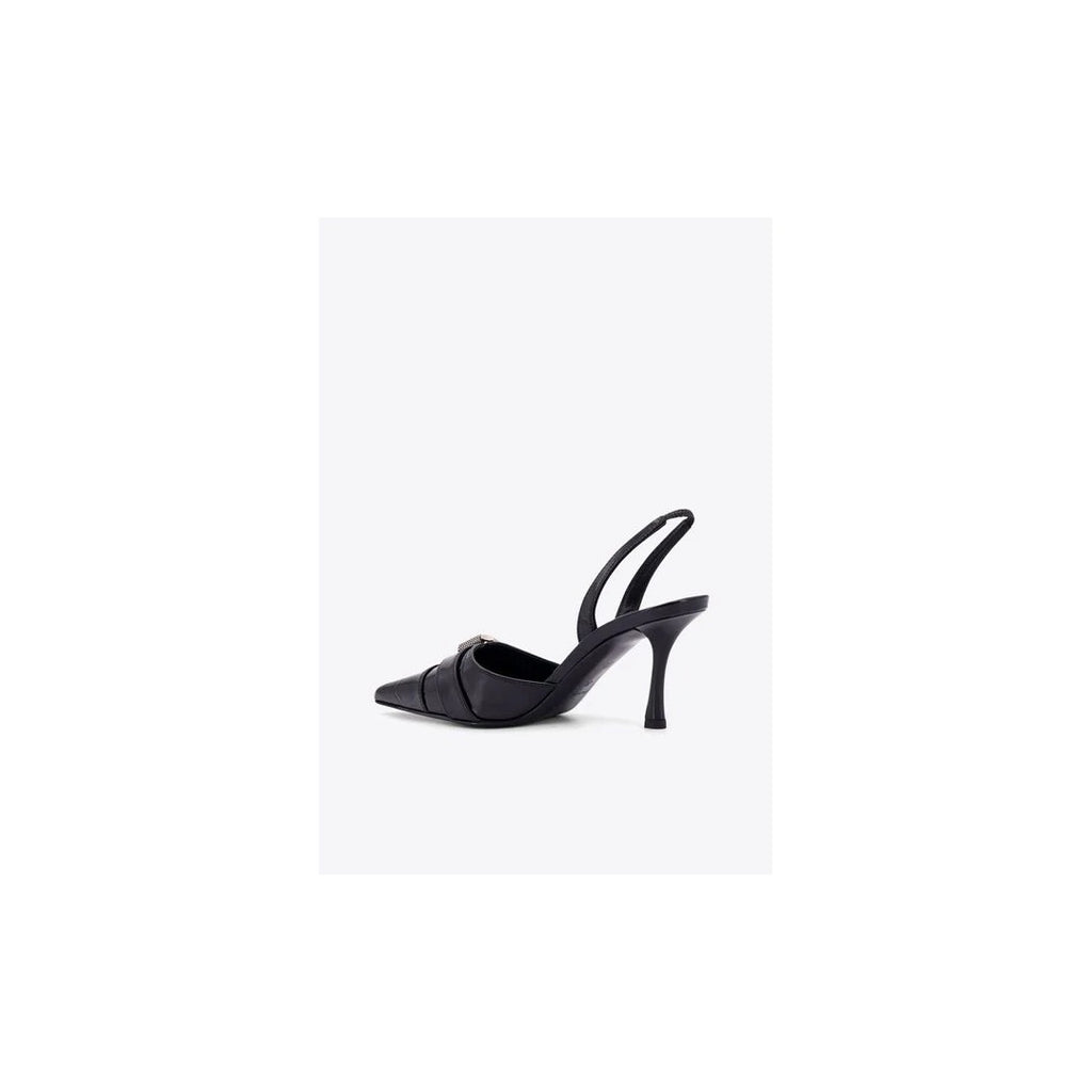GIVENCHY VOYOU SLINGBACK PUMPS BLACK