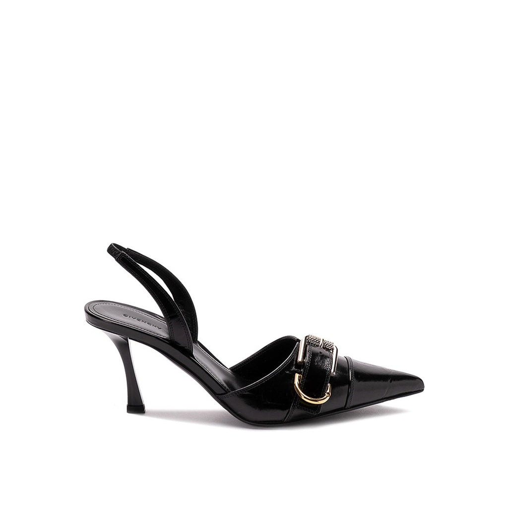 GIVENCHY VOYOU SLINGBACK PUMPS BLACK