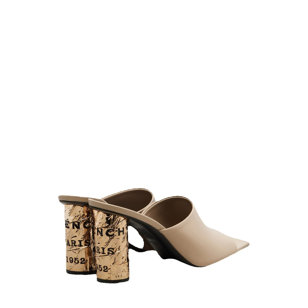 GIVENCHY TAPE MULES BEIGE