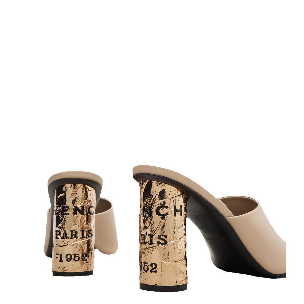 GIVENCHY TAPE MULES BEIGE