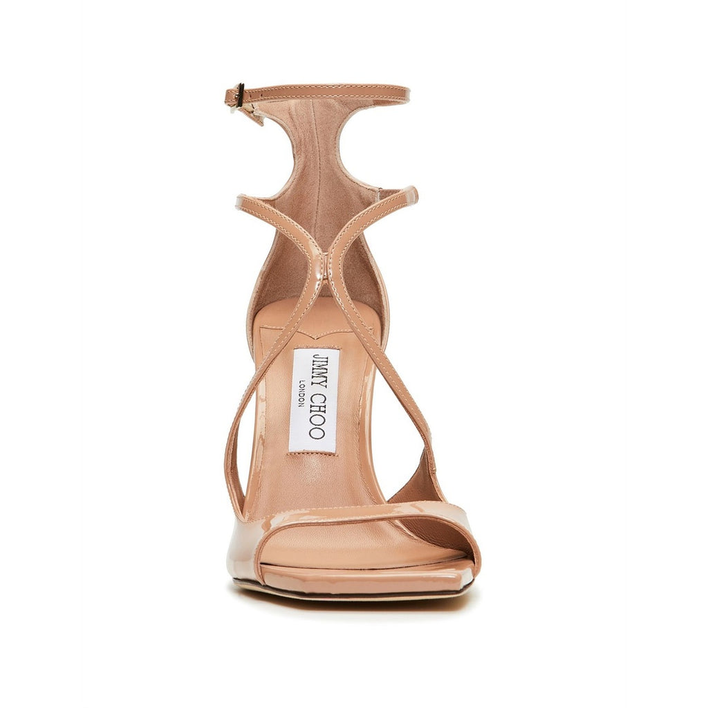 JIMMY CHOO AZIA HEELED SANDAL NUDE PINK