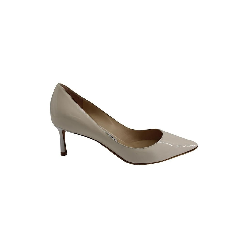 JIMMY CHOO KATTIE HEELS NUDE