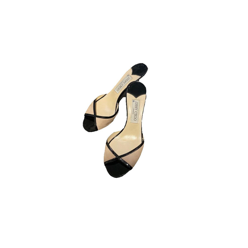 JIMMY CHOO KATTIE HEELS NUDE