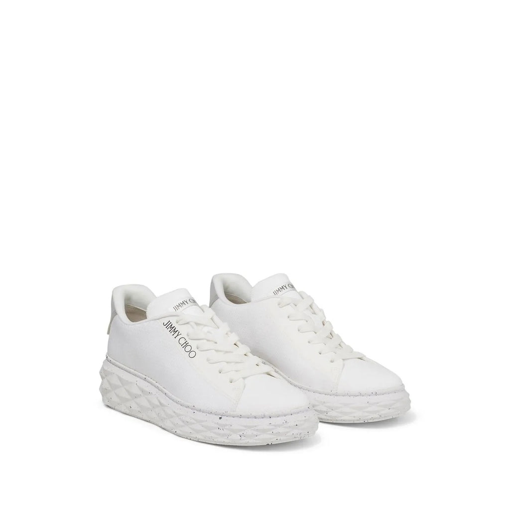 JIMMY CHOO DIAMOND LIGHT MAXI/F SNEAKERS WHITE