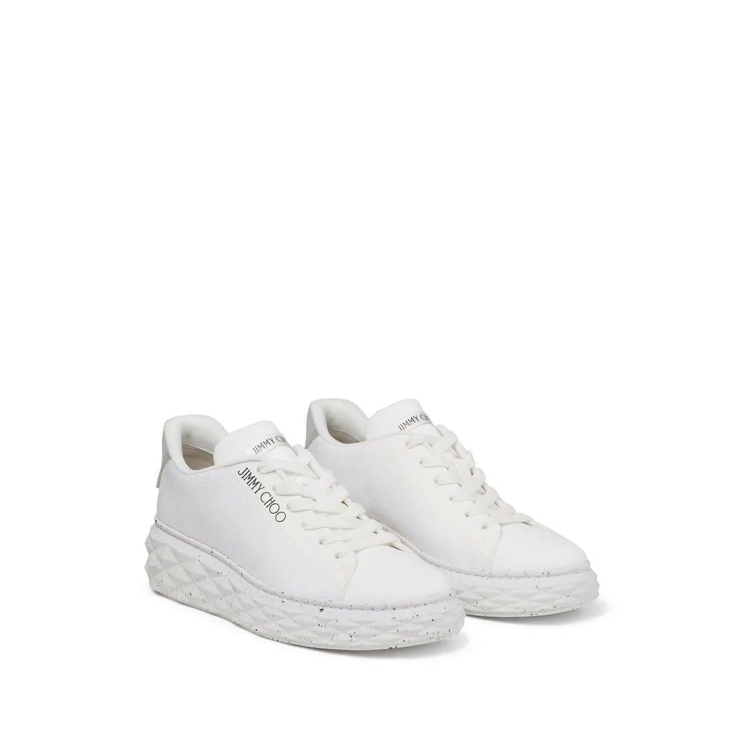 JIMMY CHOO DIAMOND LIGHT MAXI/F SNEAKERS WHITE
