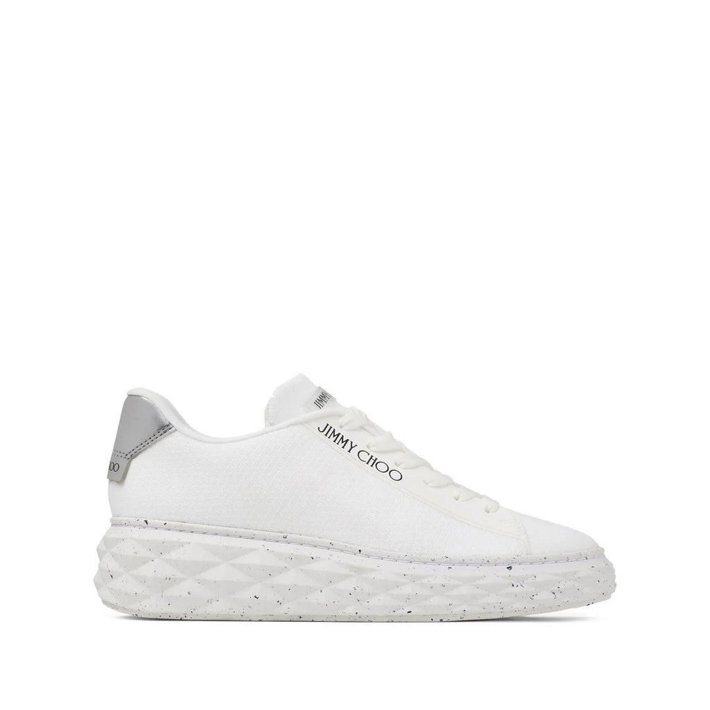 JIMMY CHOO DIAMOND LIGHT MAXI/F SNEAKERS WHITE