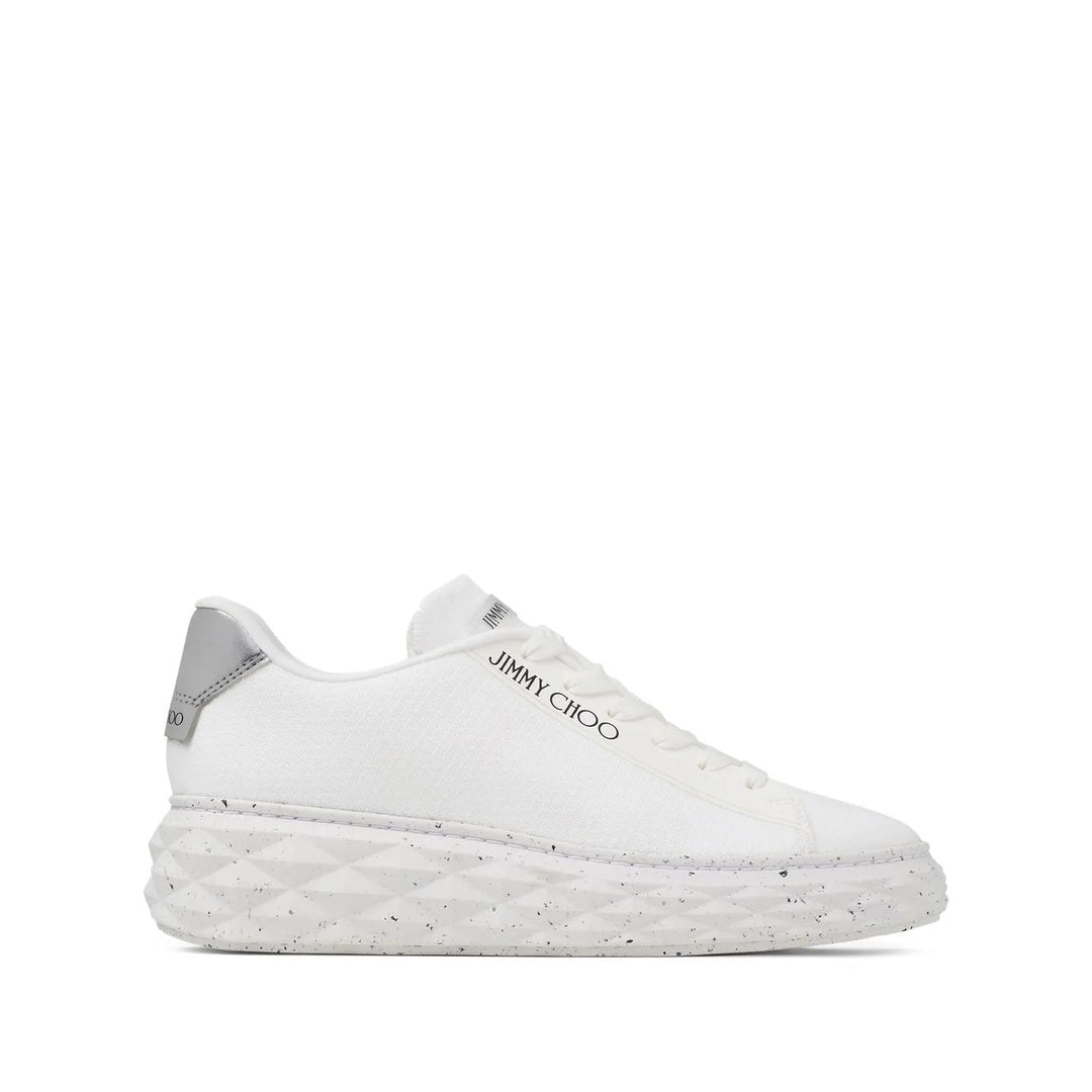 JIMMY CHOO DIAMOND LIGHT MAXI/F SNEAKERS WHITE
