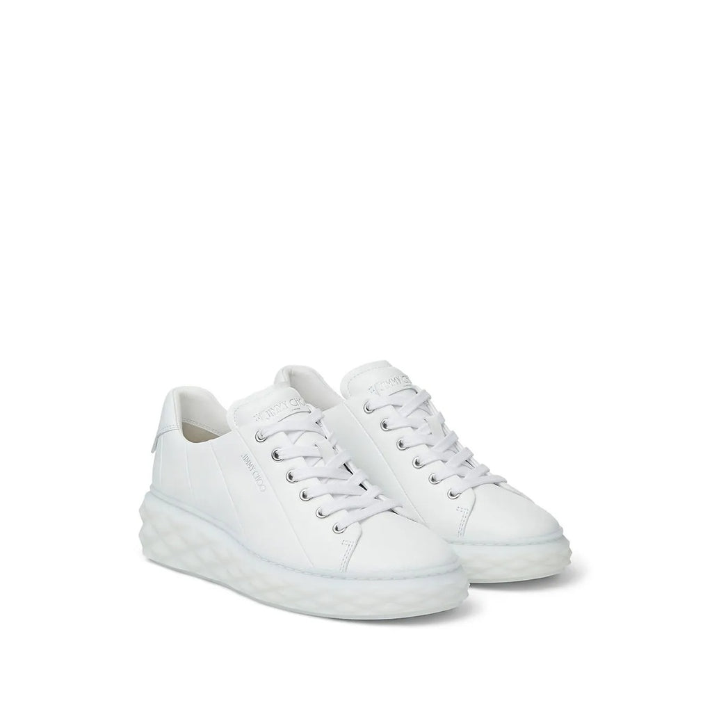 JIMMY CHOO DIAMOND LIGHT MAXI/F SNEAKERS WHITE