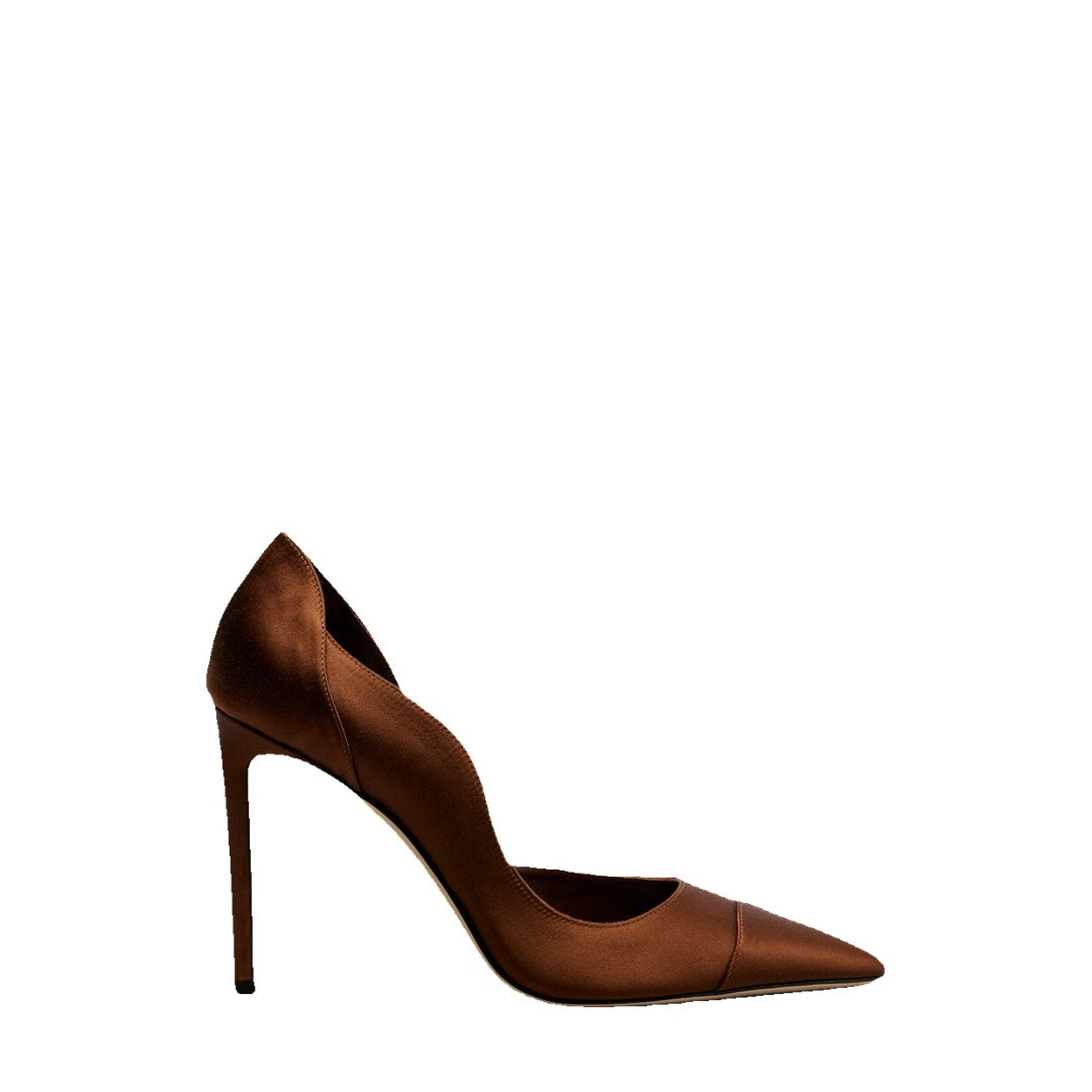 JIMMY CHOO BRIGITTE MULE TOFFEE BROWN