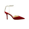 JIMMY CHOO SAEDA POINTED-TOE PUMPS RED