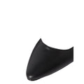 MANOLO BLAHNIK POINTED TOE FLATS GREY