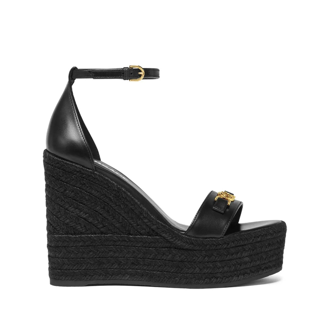 Versace Medusa Espadrilles Brown